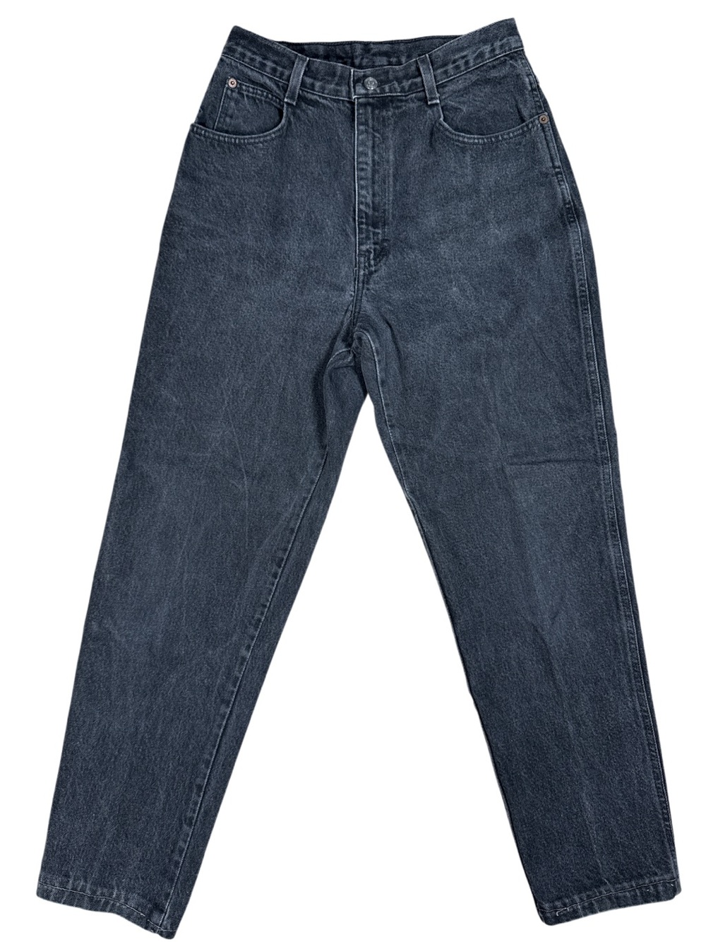 Vintage Gitano Women’s Size 10 Long Black Denim High Waisted Jeans 90s